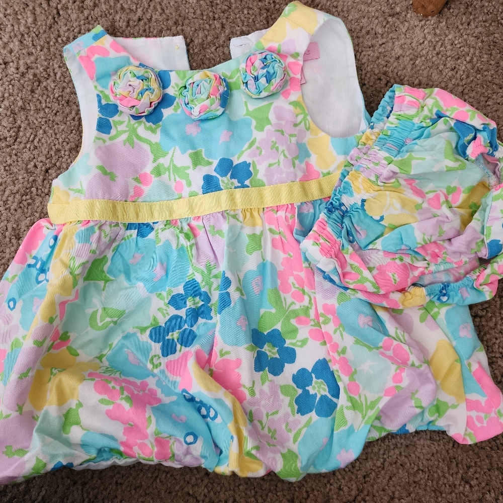 Baby girls lily pulitzers bubble dress